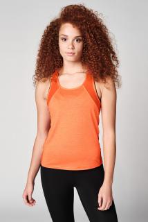 Koszulka damska sportowa z wstawkami z siatki typu slim fit STRONG ID Perfect Fit Essential