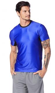 Koszulka męska sportowa niebieska STRONG Get Amped Performance