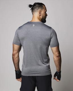 Koszulka męska sportowa szara STRONG ID Geometric Knit