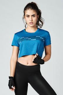 Koszulka sportowa damska krótka STRONG ID Crop Knit Tee
