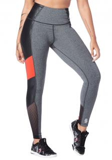 Legginsy damskie sportowe szare STRONG Don't Miss a Beat