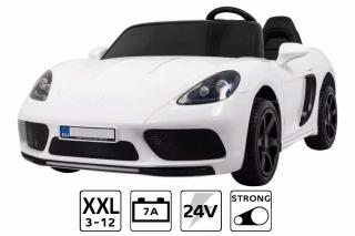 Perfecta White YSA021 - Dwuosobowy Samochód Porsche do 100kg