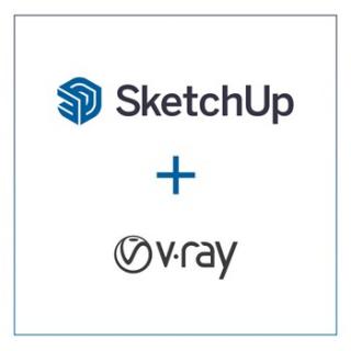 SketchUp Pro 2023 ENG + V-Ray Solo -  pakiet na 1 rok