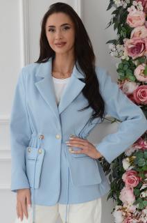 Kurtka a'la marynarka baby blue Tariana Rozmiar: XL