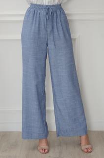 Luźne spodnie na gumie prosta nogawka jeans Mawa Rozmiar: XL