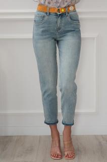 Spodnie boyfirend na gumie vintage denim Isuzu Rozmiar: L