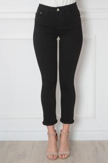 Spodnie jeans prosta nogawka czarne Lick Rozmiar: L/XL