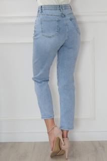 Spodnie jeansowe boyfriend jasno niebieskie Saliv Rozmiar: XL