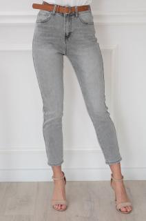 Spodnie jeansowe loose fit szare Mosez Rozmiar: XL