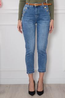 Spodnie jeansowe MOM FIT 3 napy niebieskie Tarko Rozmiar: XL