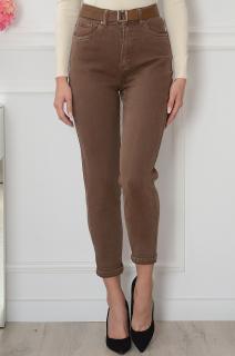 Spodnie jeansowe MOM FIT czekolada Haddy Rozmiar: XS