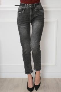 Spodnie jeansowe mom fit grafit Yollo Rozmiar: 2XL