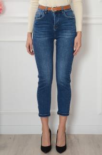Spodnie jeansowe MOM FIT granatowe Lumix Rozmiar: XL