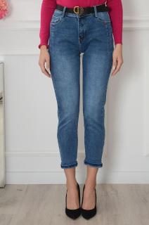 Spodnie jeansowe MOM FIT z zaszewkami Danny Rozmiar: L/XL
