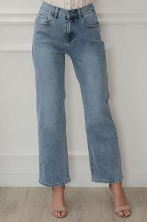 Spodnie jeansowe prosta nogawka na gum niebieskie Kepro Rozmiar: XL
