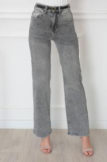 Spodnie jeansowe wide leg grafit Wictor Rozmiar: XL