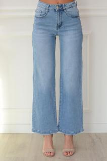 Spodnie jeansowe wide leg niebieskie Darwi Rozmiar: XL