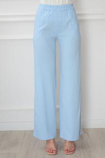 Spodnie lniane prosta nogawka baby blue Disney Rozmiar: XL