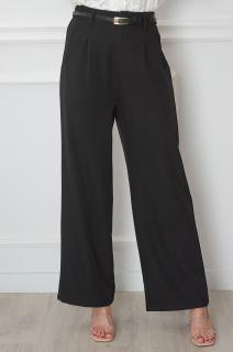 Spodnie wizytowe wide leg czarne Frino Rozmiar: M/L