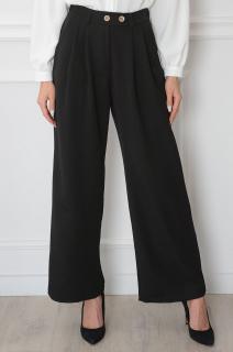 Spodnie wizytowe wide leg czarne Marianno Rozmiar: L