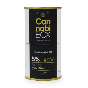 CannabiBox 5% Naturalny olejek CBD 10ml
