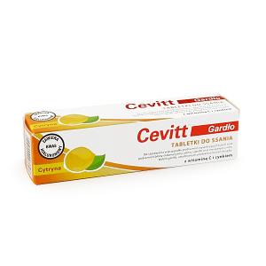 Cevitt Gardło cytryna x 20 tabletki do ssania