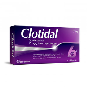 Clotidal 10 mg/g Krem dopochwowy, 6 aplikatorów (35g)