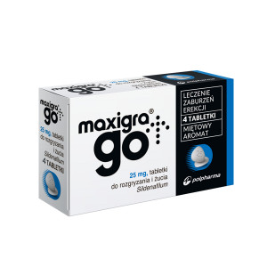 Maxigra Go 25mg tabletki x 4 szt.