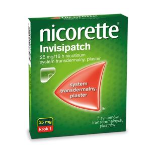 Nicorette InvisiPatch 25mg plaster x 7 szt.