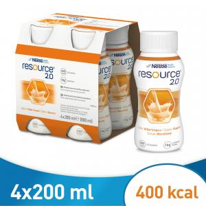 Resource 2.0 Smak morelowy 4 x 200ml