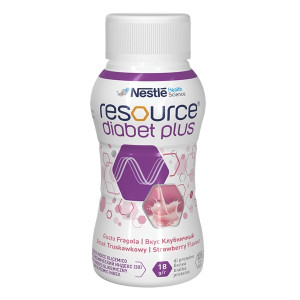 RESOURCE Diabet Plus Smak truskawkowy 4 x 200ml