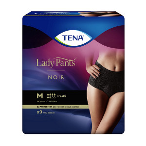 TENA Lady Pants Plus M NOIR Bielizna chłonna dla kobiet x 9 szt.