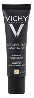 VICHY DERMABLEND 3D Podkład wyrównujący koloryt VANILIA (20) SPF 25 30ml