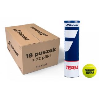 Piłki tenisowe Babolat Team (72 piłki)