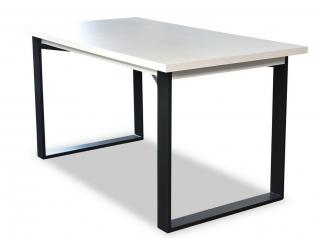 MODERN M6 stół rozkładany 150x80 w stylu loft,  biały