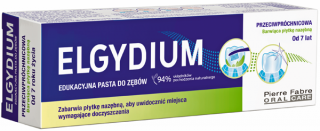 Elgydium, pasta edukacyjna barwiąca płytkę nazębną, dla dzieci od 7 lat, 50 ml