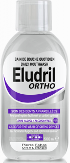 Eludril Ortho, ortodontyczny płyn do płukania jamy ustnej, 500 ml