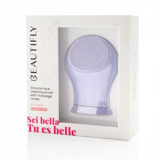 Beautifly B-Fresh - Szczoteczka soniczna do mycia twarzy z trybem masującym Fioletowy