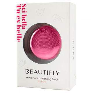 Beautifly B-Pure - Kompaktowa szczoteczka soniczna do mycia twarzy Różowy