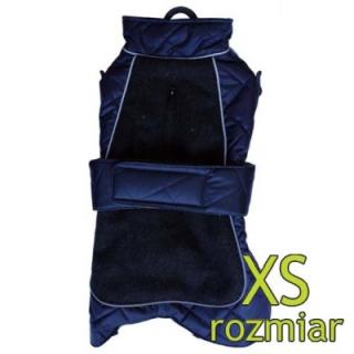 Kurtka dla małego psa z podszyciem - Quilted Thermal Navy XS