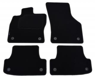 Audi A3 8V HB 2012-2020r. - Dywaniki welurowe w jakości SILVER - czarne SP056