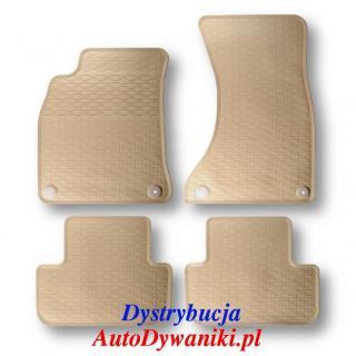 Audi A4 B8 07-15r. / Audi A5 Sportback 09-16r. Beżowe Dywaniki Gumowe GEYER  HOSAJA