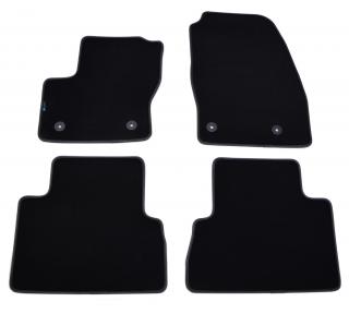 Ford C-Max FL 2015-2019r. / Ford Grand C-Max FL 2015-2019r. Dywaniki welurowe w jakości Gold (czarne G133)