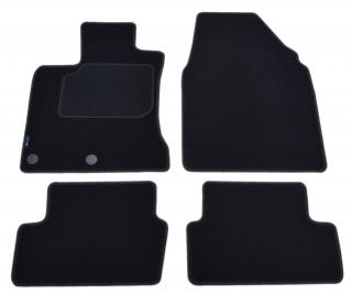 Nissan Qashqai J10 2007-2014r. - Dywaniki welurowe w jakości SILVER - czarne SP038