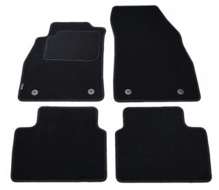 Opel Insignia 2008-2013r. / Chevrolet Malibu 2008-2012r. - Dywaniki welurowe w jakości SILVER - czarne SP024