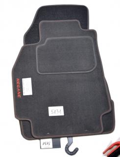 Renault Megane II 02-09r. Dywaniki welurowe PREMIUM - WYPRZEDAŻ 5131