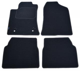 Toyota  Avensis II 2003-2008r. - Dywaniki welurowe w jakości SILVER - czarne SP037