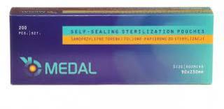 Torebki do sterylizacji MEDAL 90x230 op.200 szt.