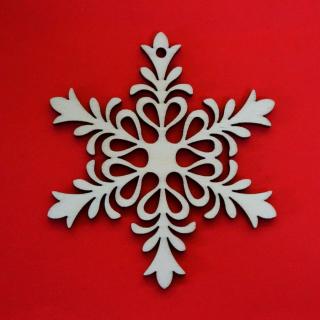 Bożonarodzeniowa zawieszka "Śnieżynka N14"  | Bazarek-Deco
