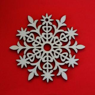 Bożonarodzeniowa zawieszka "Śnieżynka N18"  | Bazarek-Deco